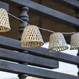 LUMISKY - Guirlande solaire bambou CHILL HYBRID 10 ampoules 3.8M - vignette