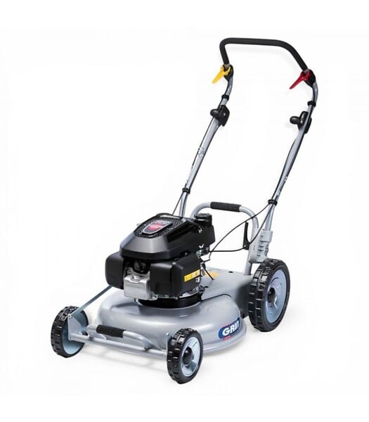 GRIN - Tondeuse thermique moteur Honda 201 cm³, coupe mulching 53 cm, pour 3000 m² - GRIN PM53A-HONDA - large