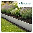VOUNOT - Lot de 15 Bordure de jardin en métal galvanisé flexible 100x18cm - vignette