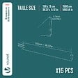 VOUNOT - Lot de 15 Bordure de jardin en métal galvanisé flexible 100x13cm - vignette