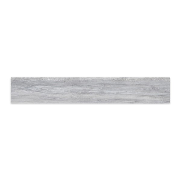 RO'MA NATURE - Carrelage effet Parquet Bois Chêne Gris 121x19,5x0,9 cm In&Out Valdoro - Sol et mur intérieur et Sol extérieur (vendu par carton de 0,94 m²) - large