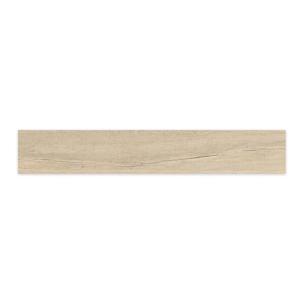 RO'MA NATURE - Carrelage effet Parquet Bois Clair 121x19,5x0,9 cm In&Out Lunerol - Sol et mur intérieur et Sol extérieur (vendu par carton de 0,94 m²) - large