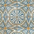 RO'MA NATURE - Carrelage Vintage effet Carreau ciment Bleu Delos 45x45x0,95 cm Azoria - Sol et mur intérieur (vendu par carton de 1 m²) - vignette