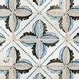 RO'MA NATURE - Carrelage Vintage effet Carreau ciment Bleu Thera 45x45x0,95 cm Orlena - Sol et mur intérieur (vendu par carton de 1 m²) - vignette