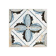 RO'MA NATURE - Carrelage Vintage effet Carreau ciment Bleu Thera 45x45x0,95 cm Orlena - Sol et mur intérieur (vendu par carton de 1 m²) - vignette