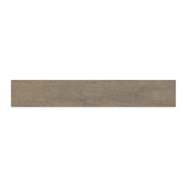 RO'MA NATURE - Carrelage effet Parquet Bois Brun Foncé 121x19,5x0,9 cm In&Out Lunerol - Sol et mur intérieur et Sol extérieur (vendu par carton de 0,94 m²) - large