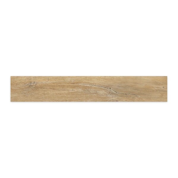 RO'MA NATURE - Carrelage effet Parquet Bois Miel 121x19,5x0,9 cm In&Out Lunerol - Sol et mur intérieur et Sol extérieur (vendu par carton de 0,94 m²) - large