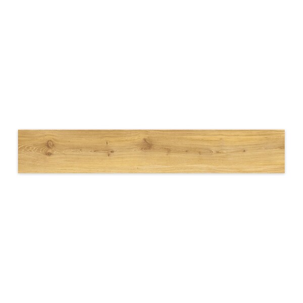 RO'MA NATURE - Carrelage effet Parquet Bois Chêne Doré 121x19,5x0,9 cm In&Out Valdoro - Sol et mur intérieur et Sol extérieur (vendu par carton de 0,94 m²) - large
