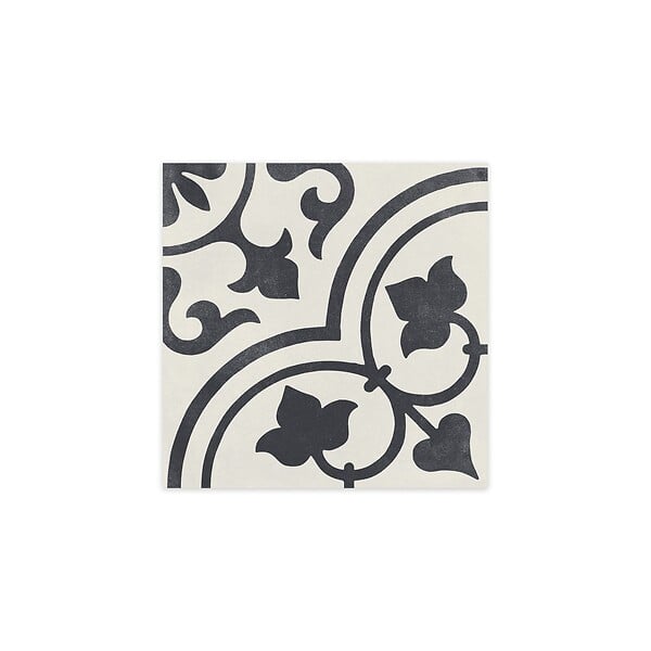RO'MA NATURE - Carrelage effet Carreau ciment Lurelia Noir 22,3x22,3x0,9 cm Torilys - Sol et mur intérieur (vendu par carton de 0,65 m²) - large
