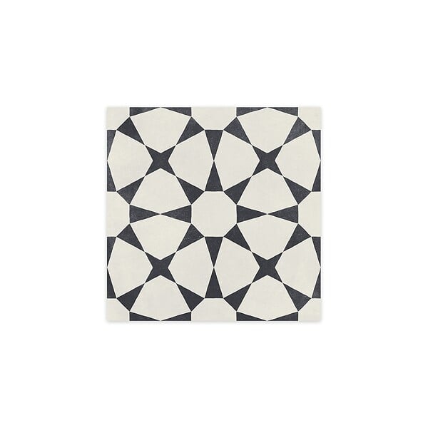 RO'MA NATURE - Carrelage effet Carreau ciment Axelis Noir 22,3x22,3x0,9 cm Torilys - Sol et mur intérieur (vendu par carton de 0,65 m²) - large