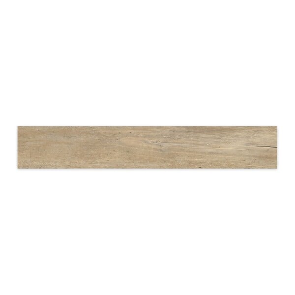 RO'MA NATURE - Carrelage effet Parquet Bois Brun Brut 121x19,5x0,9 cm In&Out Lunerol - Sol et mur intérieur et Sol extérieur (vendu par carton de 0,94 m²) - large