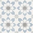 RO'MA NATURE - Carrelage effet Carreau ciment Levoria Bleu 22,3x22,3x0,9 cm Elior - Sol et mur intérieur (vendu par carton de 0,65 m²) - vignette