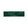 RO'MA NATURE - Carrelage effet Zellige Vert Profond 30x7,5x0,82 cm Brillant Novaril - Mur intérieur (vendu par carton de 0,5 m²) - vignette