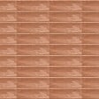 RO'MA NATURE - Carrelage effet Zellige Terracotta 14,6x4,8x0,8 cm Brillant Bravio - Mur intérieur (vendu par carton de 0,42 m²) - vignette