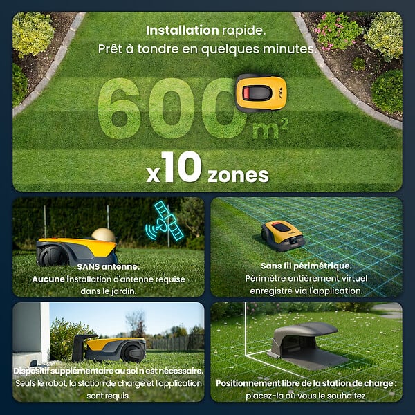 STIGA - Robot de tonte vision A6V - 600m² - large