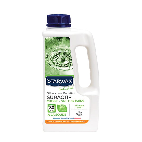 STARWAX - Déboucheur liquide canalisations - Starwax Soluvert -900ml - large