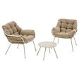 HESPERIDE - Salon duo Paopao 2 places argile - vignette