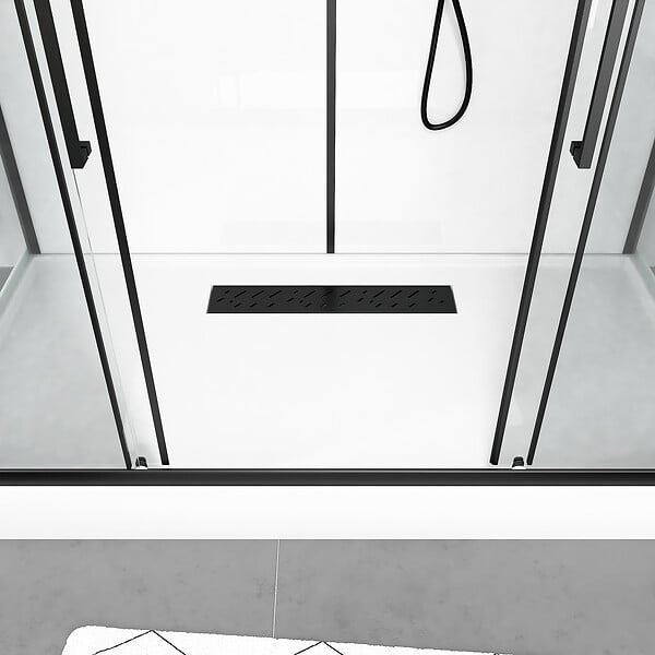 AURLANE - Cabine de douche RECTANGLE 160x85x217cm - FACTORY 2 XXL - large