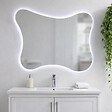 KIAMAMI VALENTINA - Miroir 100X75 Avec Cadre Retro-Éclairé Avec Led Réversible - vignette