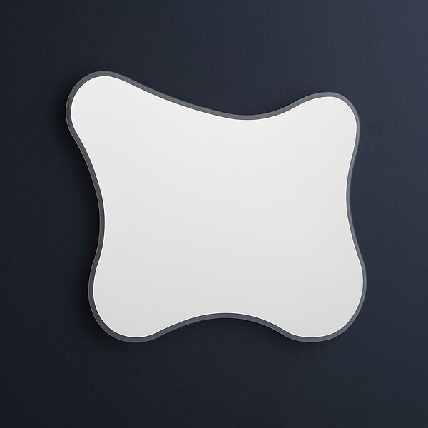 KIAMAMI VALENTINA - Miroir 100X75 Avec Cadre Retro-Éclairé Avec Led Réversible - large