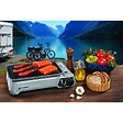 KEMPER - Plancha à gaz portable 2300W + 2 cartouches de gaz + Valise de transport KEMPER - vignette