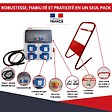 ATOLE - Coffret de Chantier précablé 16A Monophasé avec support en métal - 9 modules – Coffret Électrique, protection différentielle, arrêt d'urgence ATOLE - vignette