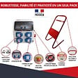 ATOLE - Coffret de Chantier 16A Monophasé avec support en métal - 9 modules – Coffret Électrique, protection différentielle, arrêt d'urgence ATOLE - vignette