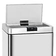 KITCHEN MOVE - Couvercle de poubelle automatique DAYTONA Argent - vignette