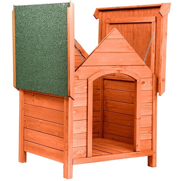 TECTAKE - Niche pour chien BAILEY marron - large