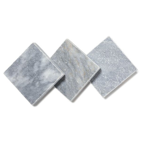 RO'MA NATURE - Pavé Pierre d'Adana Gris Bleu Clair 15,25x15,25x3-3 cm (vendu au m² - 42 pavés/m²) - large