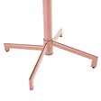 OVIALA - Ensemble table de jardin et 2 fauteuils en métal rose poudré - Palavas - vignette