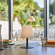 LUMISKY - Lampe de table sans fil STANDY MINI Noir H25cm - vignette