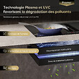 CIARRA - Plaque Induction avec Hotte Intégrée 83cm 500m3/h 7000W 4 Foyers Booster Recyclage Evacuation - vignette