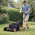 GT GARDEN - Tondeuse thermique tractée, 125 cm3, moteur BRIGGS & STRATTON - vignette