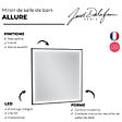 JACOB DELAFON - Miroir Allure 80 x 80 cm, carré LED - vignette