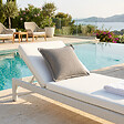 SOO  SANTAI - Coussin piscine flottant 65 × 65 × 25 cm intérieur / extérieur SANS billes de polystyrène – Gris (CF6565-1) - vignette