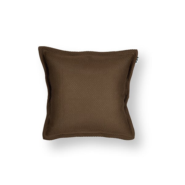 SOO  SANTAI - Coussin piscine flottant 45 × 45 × 25 cm intérieur / extérieur SANS billes de polystyrène – Brun (SCF4545-5) - large