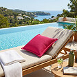 SOO  SANTAI - Coussin piscine flottant 65 × 65 × 25 cm intérieur / extérieur SANS billes de polystyrène – Rose (CF6565-3) - vignette