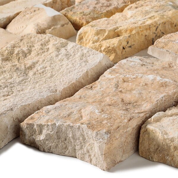 RO'MA NATURE - Pierre de parement Saint Laurent 10-30x7-11 cm (lot de 1 m²) - large