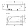 IDEAL STANDARD - Baignoire droite 150 x 70 i.life - vignette