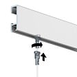 ARTITEQ - Fil perlon Twister pour cimaise 2 mm - Accrochage Tableau Artiteq 150 cm , Pack de 5 - vignette