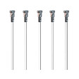 ARTITEQ - Tige Twister Rigide 2 mm pour Cimaise - Accessoire Cimaise Artiteq 200 cm , Pack de 5 , Gris - vignette