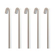 ARTITEQ - Tige carrée droite alu blanche 20 kg - 4 mm - Accessoire Cimaise Tableau 150 cm , Pack de 5 - vignette