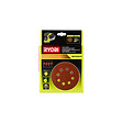 RYOBI - Pack RYOBI Ponceuse excentrique électrique ROS300A - 300W - sac de transport - 10 Disques abrasifs - 125mm - Grain 100, 120, 240, 320 - vignette