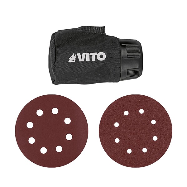 VITO - Ponceuse Excentrique Orbitale 125mm sans fil 20V Lithium LI Sans Batterie ni chargeur VITO - large