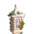 BELIANI - Décoration de Noël LED LENTIRA Lampadaires 80 cm Marron clair - vignette
