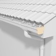 MON MARCHE DECO - Lot de 2 fonds de gouttière pour Gouttière PVC Moulurée - Sable - vignette