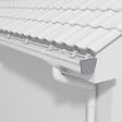 MON MARCHE DECO - Lot de 2 fonds de gouttière pour Gouttière PVC Moulurée - Gris - vignette