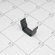 MON MARCHE DECO - Jonction à coller pour Gouttière PVC Moulurée - Anthracite - vignette