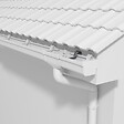 MON MARCHE DECO - Crochet de gouttière PVC pour Gouttière PVC Moulurée - Gris - vignette